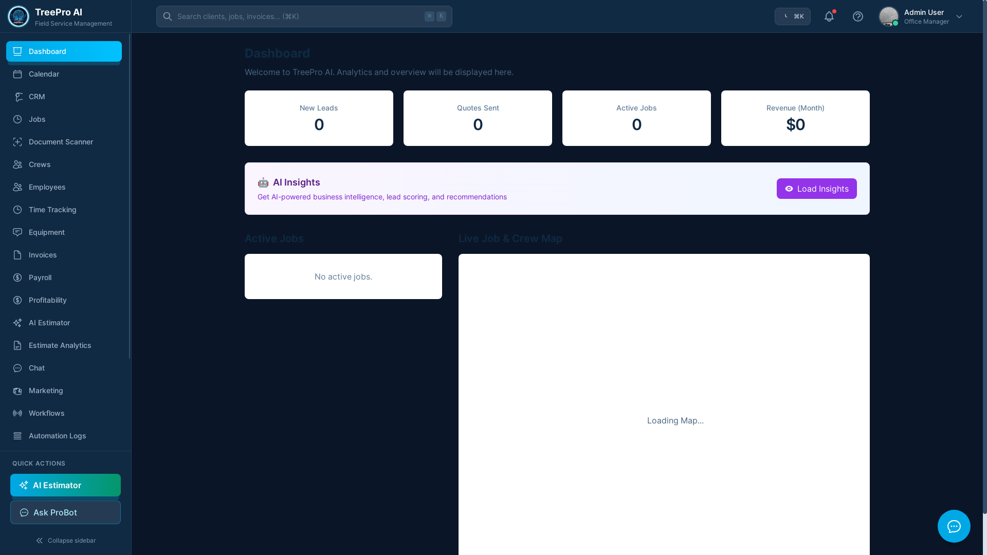 website screenshot of https://dktreeproai.com/