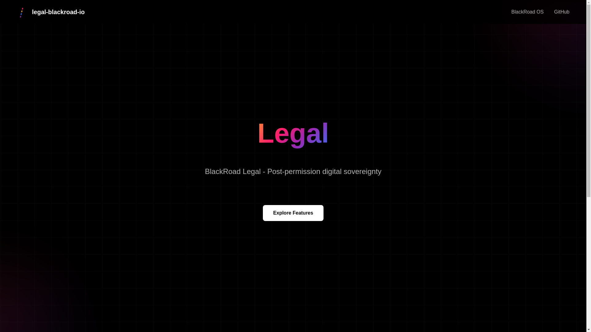 website screenshot of https://legal-blackroad-io.pages.dev/