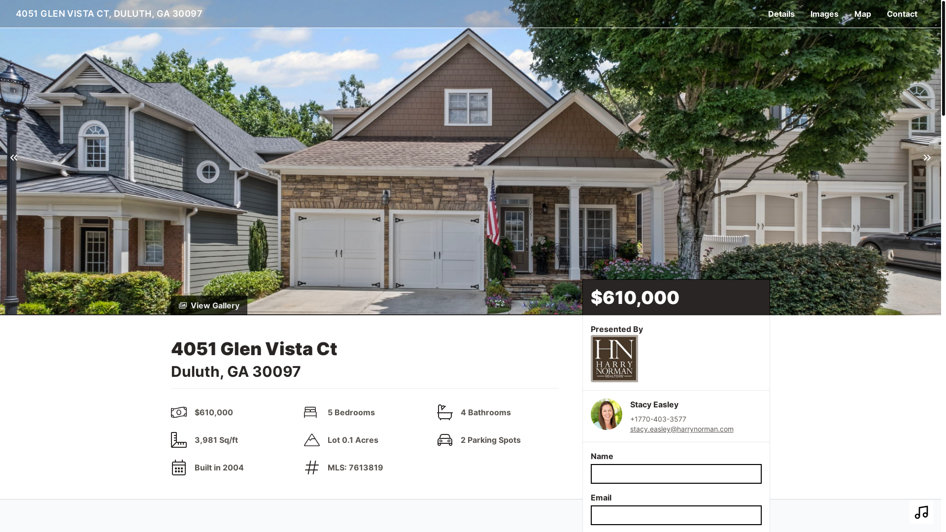 website screenshot of https://4051glenvistact.com/
