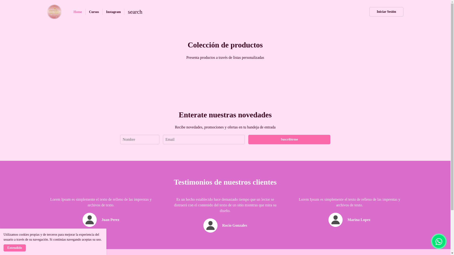 website screenshot of https://tenemosunacitanails.com.ar/