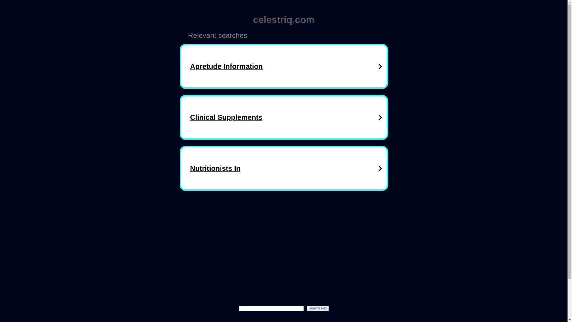 website screenshot of https://celestriq.com/