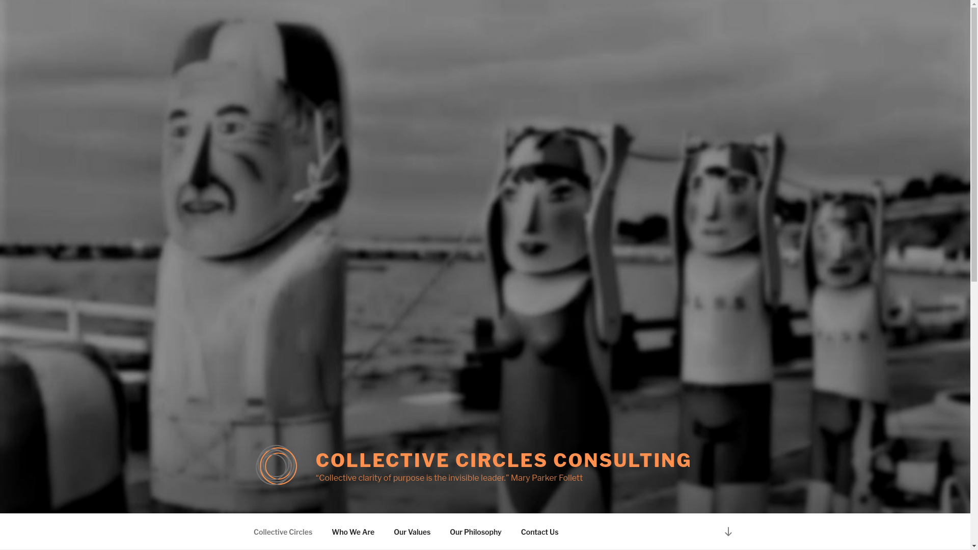 website screenshot of https://collectivecircles.online/