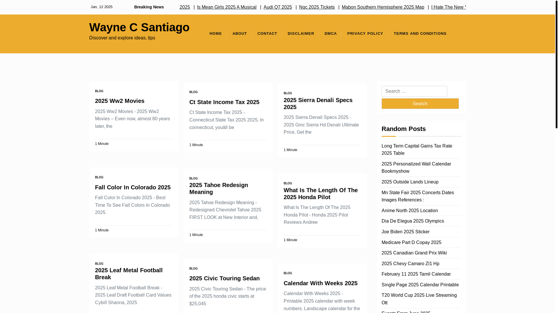 website screenshot of https://waynecsantiagok.pages.dev/