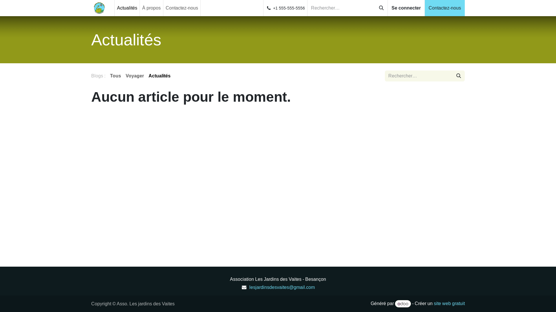 website screenshot of https://lesjardinsdesvaites.fr/