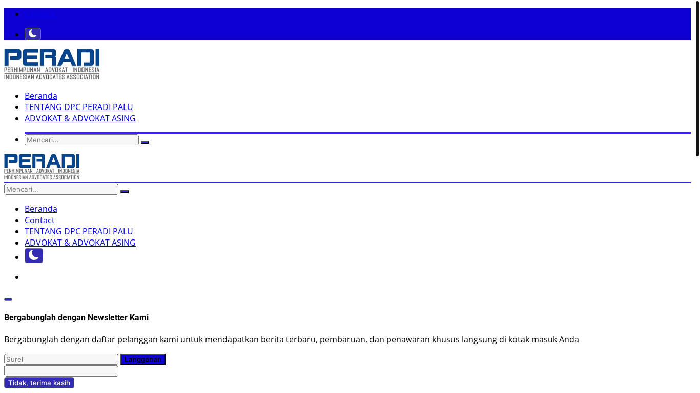 website screenshot of https://dpcperadipalu.id/