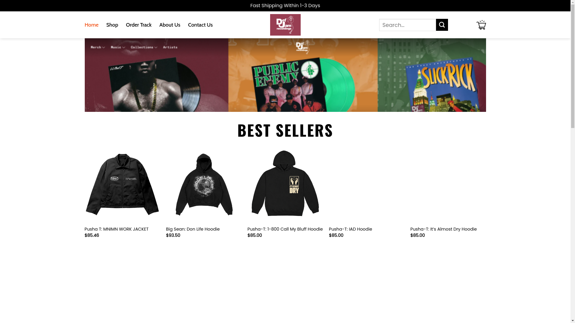 website screenshot of https://elitedefjamshop.shop/