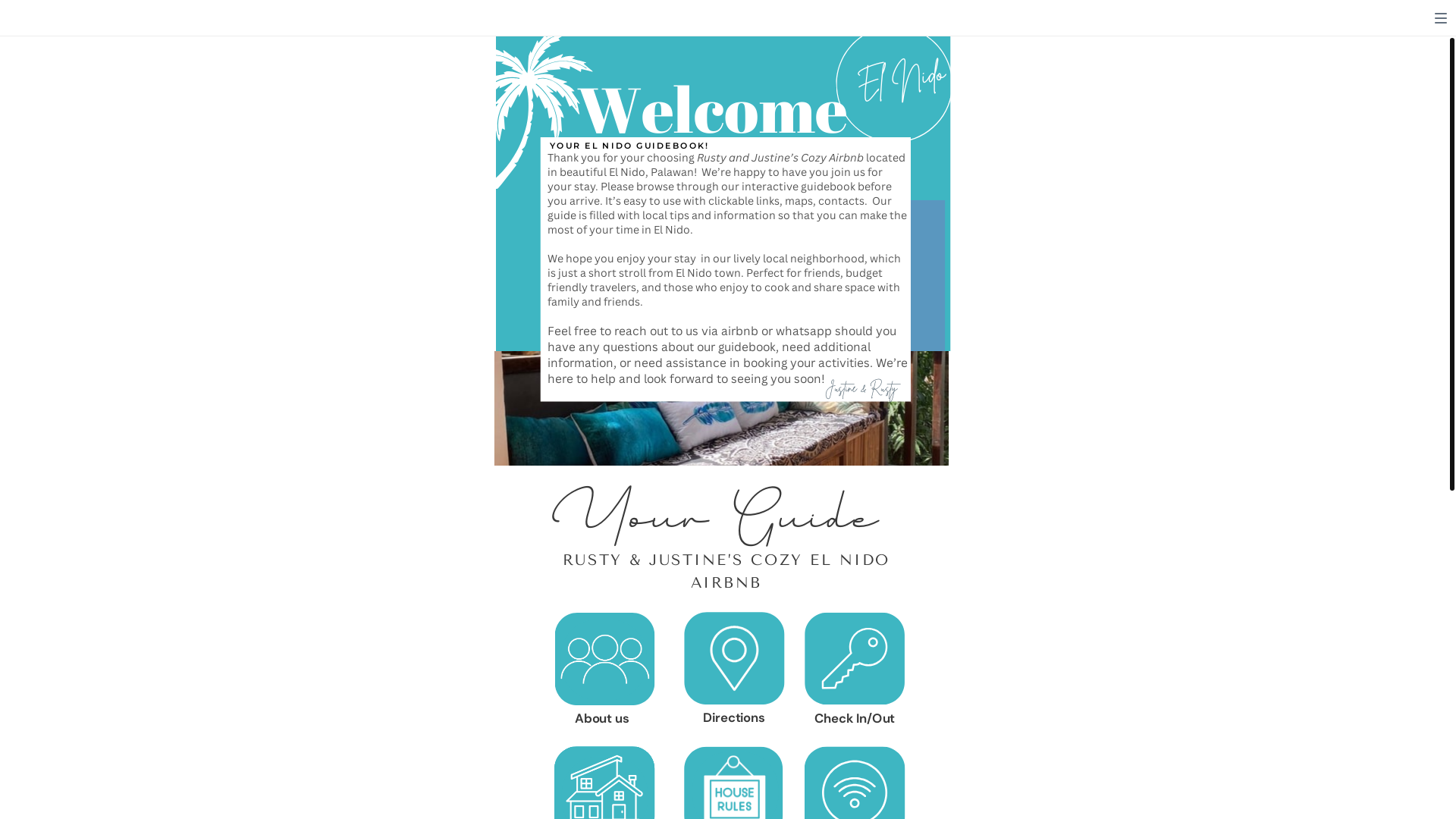 website screenshot of https://elnidoguidebook.com/