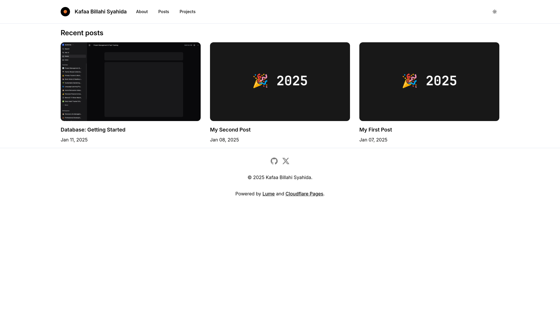 website screenshot of https://kafaa.my.id/