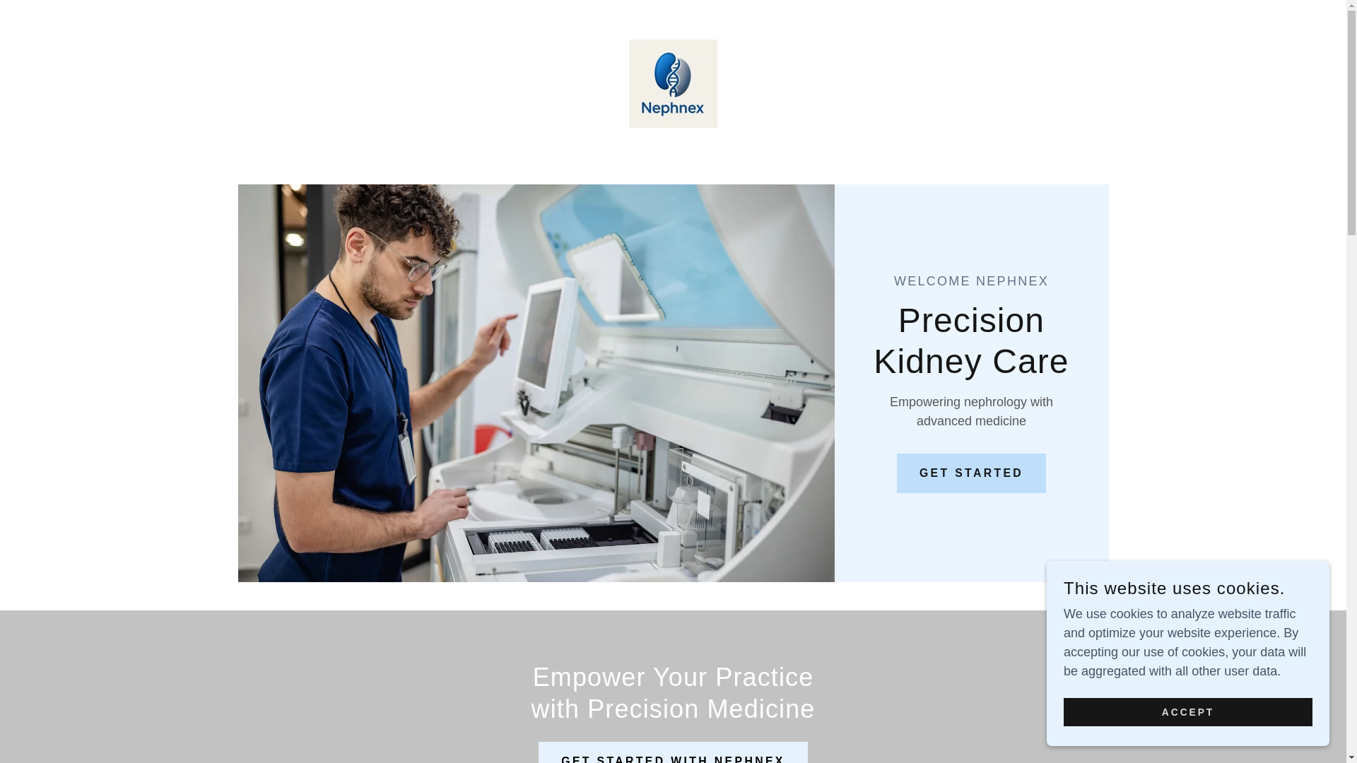 website screenshot of https://nephnex.com/
