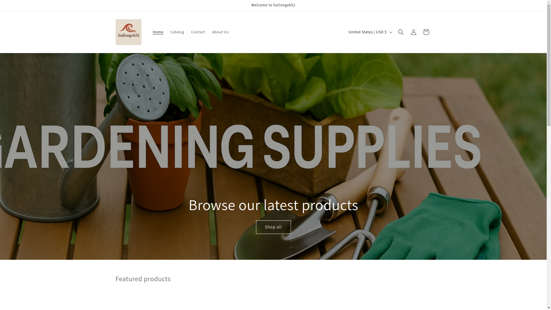 website screenshot of https://hailongek51store.shop/