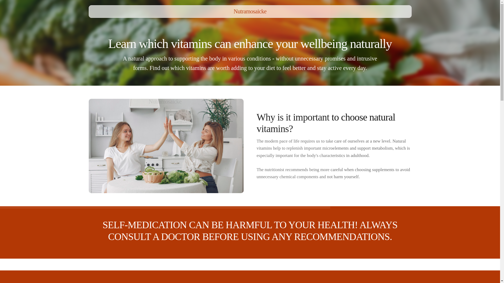 website screenshot of https://nutramosaicke.info/