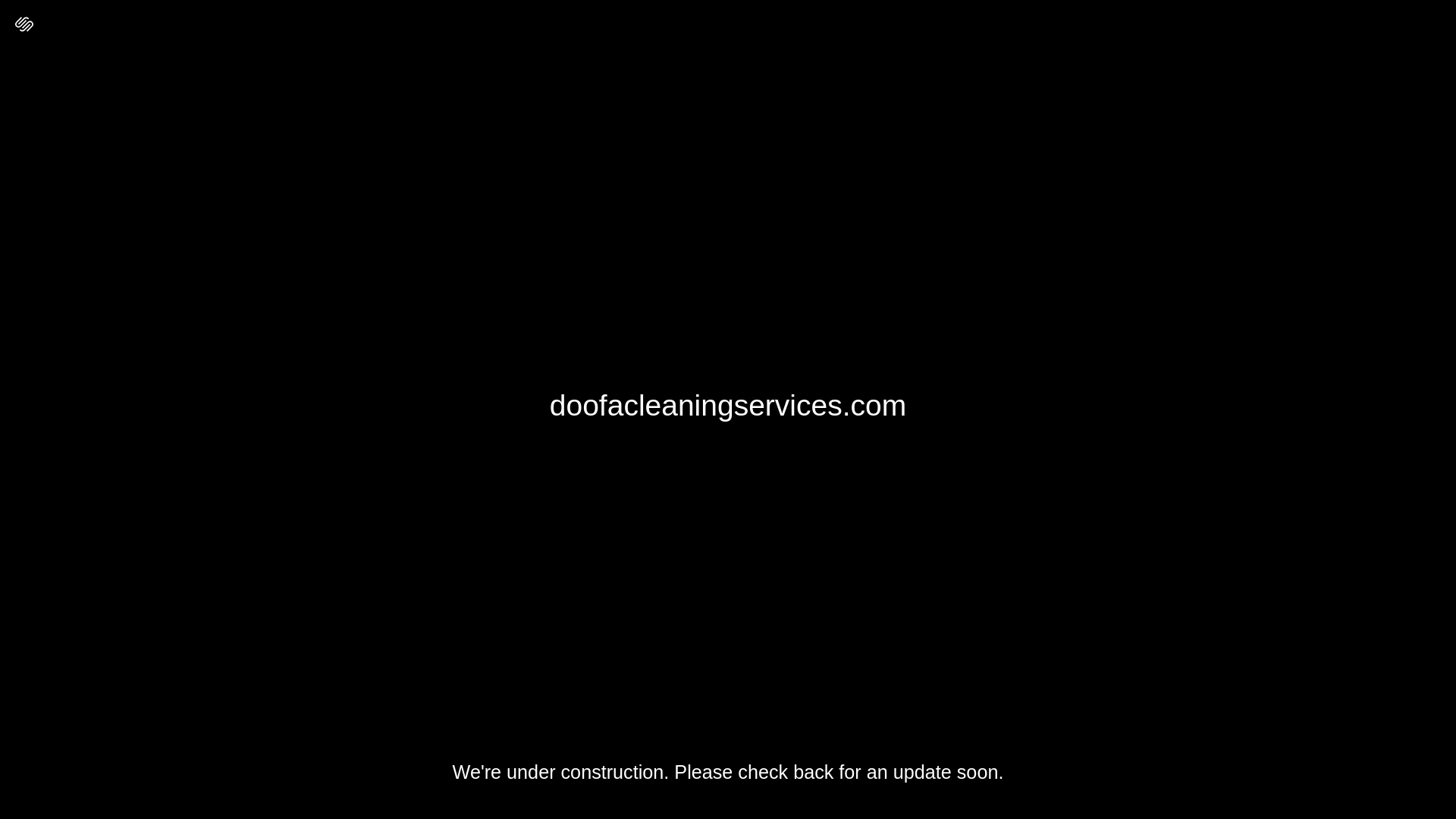 website screenshot of https://doofacleaningservices.com/