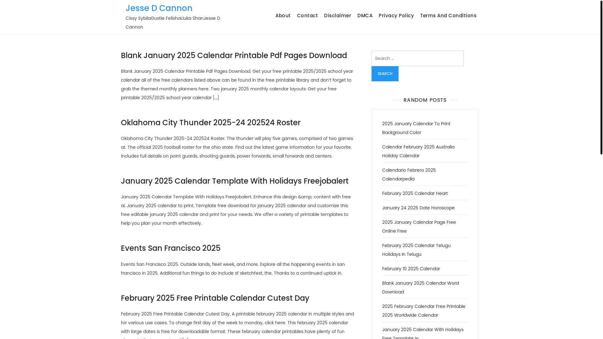 website screenshot of https://jessedcannona.pages.dev/