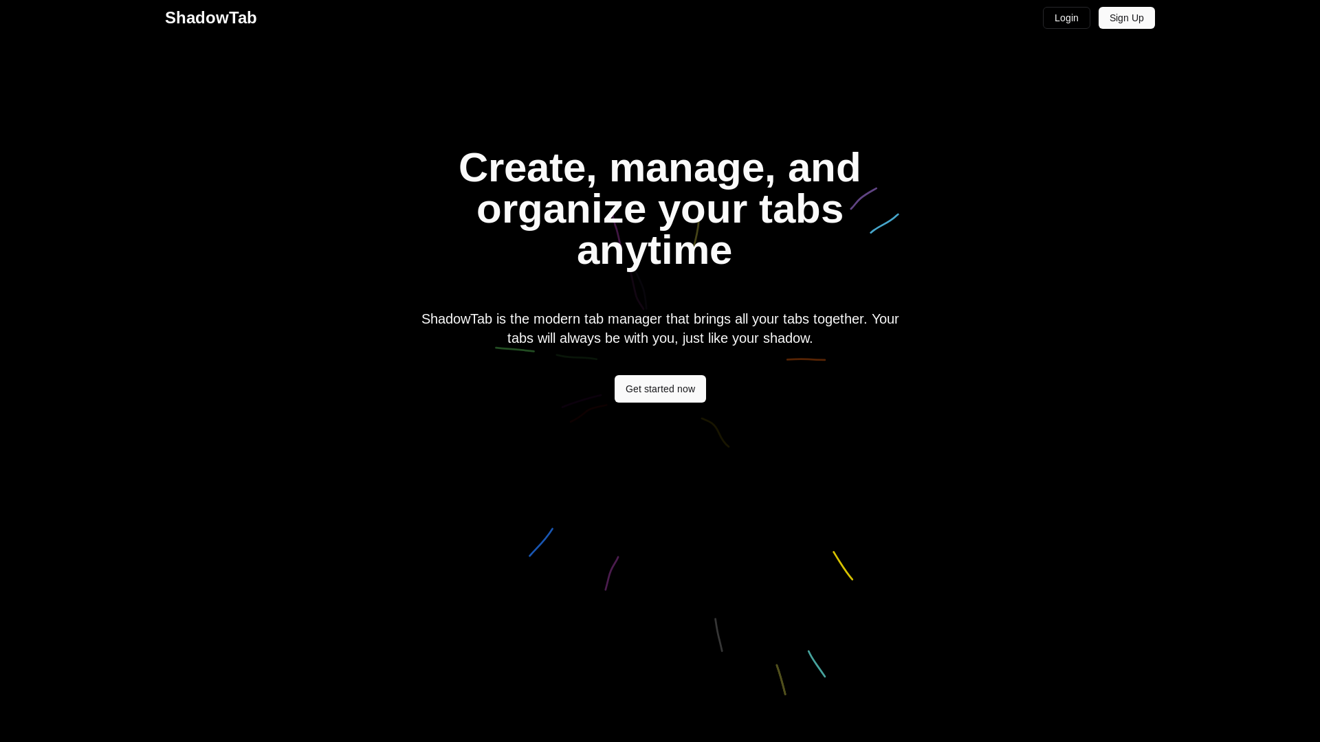 website screenshot of https://shadowtab-frontend.pages.dev/