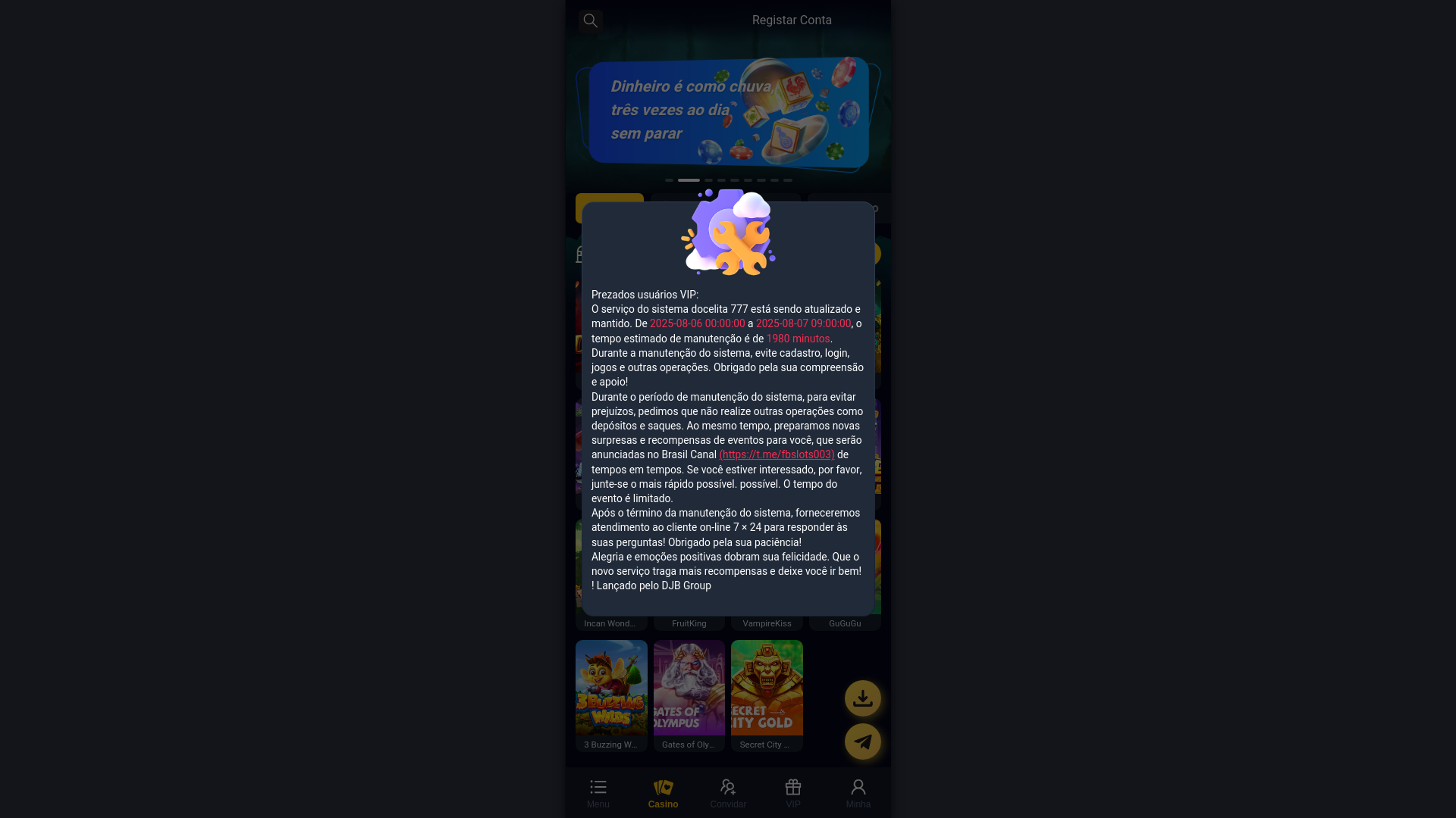 website screenshot of https://docelita777fg.com/