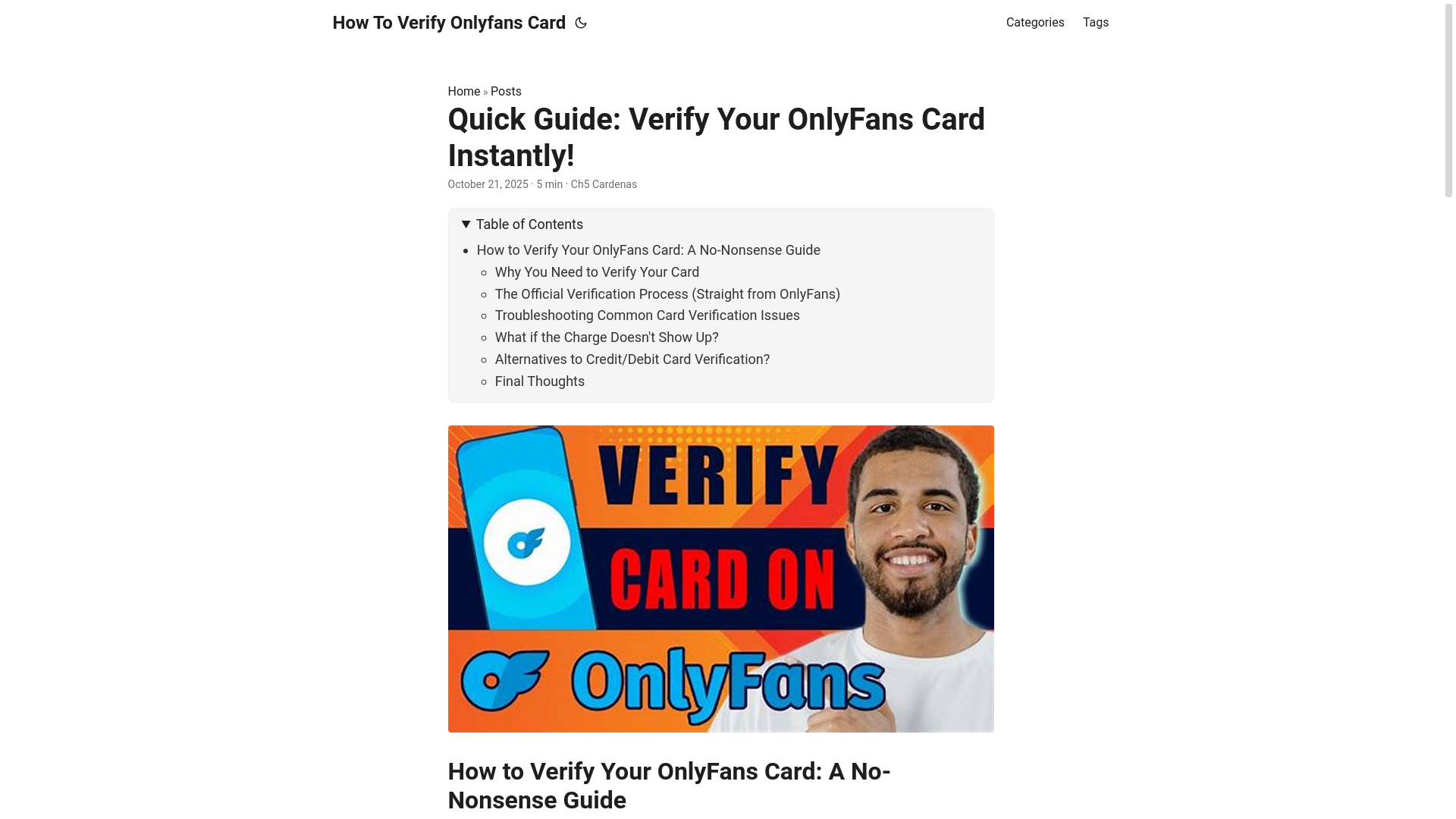 website screenshot of https://how-to-verify-onlyfans-card.pages.dev/