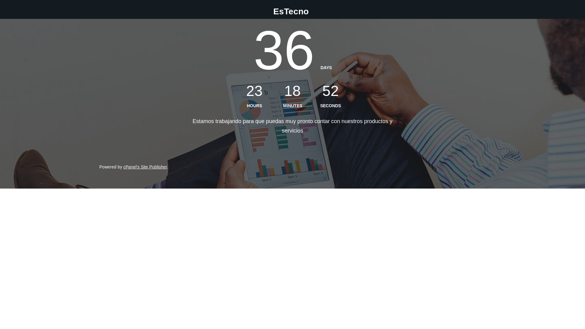 website screenshot of https://estecno.cl/