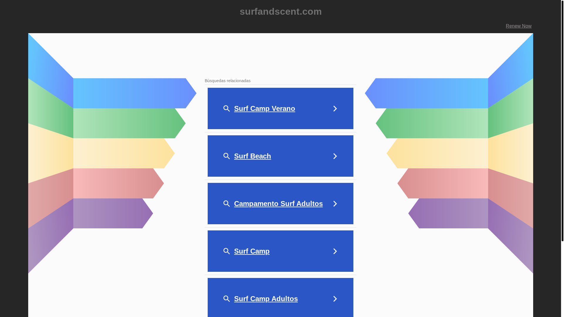 website screenshot of https://surfandscent.com/