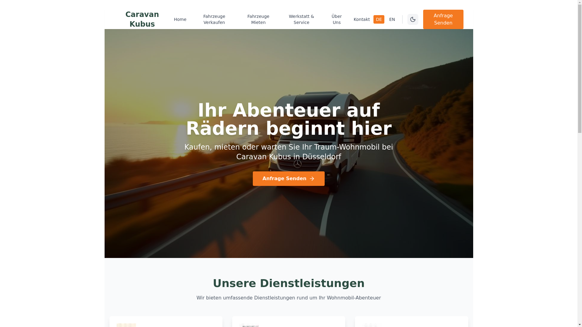 website screenshot of https://camper-travel.click/