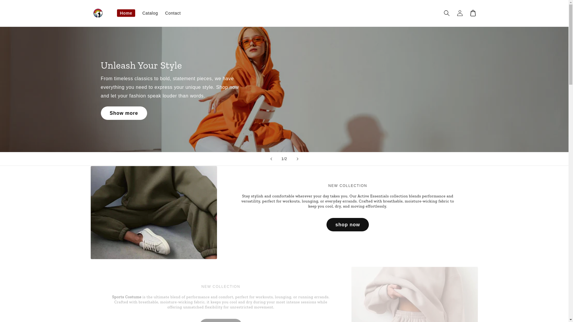 website screenshot of https://flaireshift.store/