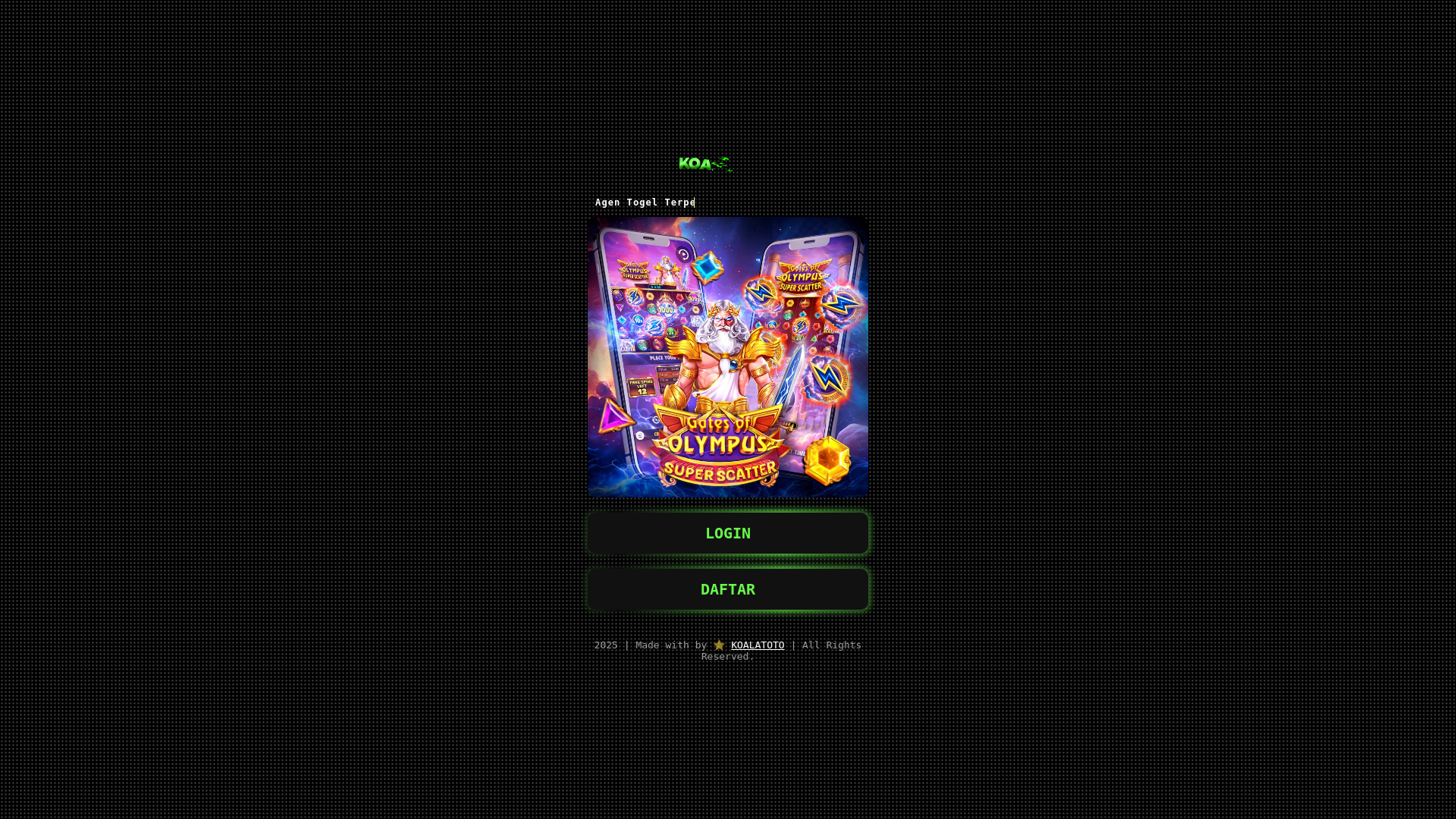 website screenshot of https://koalatotodewa.pages.dev/