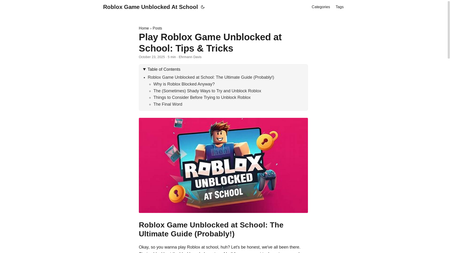 website screenshot of https://roblox-game-unblocked-at-school.pages.dev/