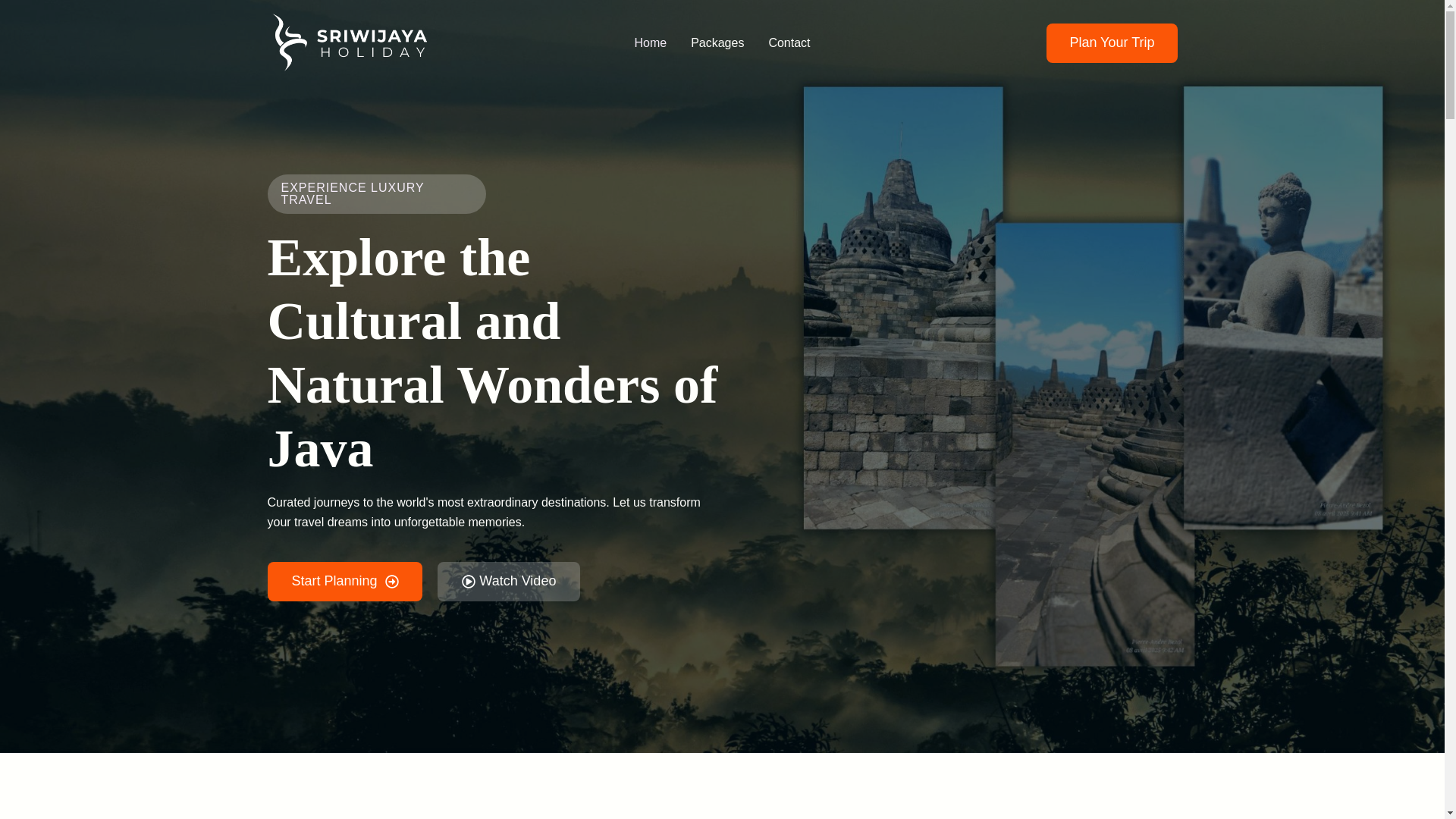 website screenshot of https://explorejavaindonesia.com/