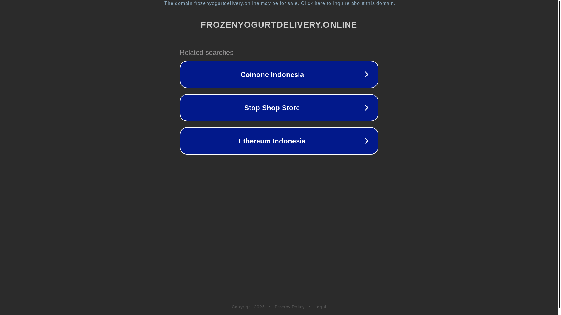 website screenshot of https://frozenyogurtdelivery.online/