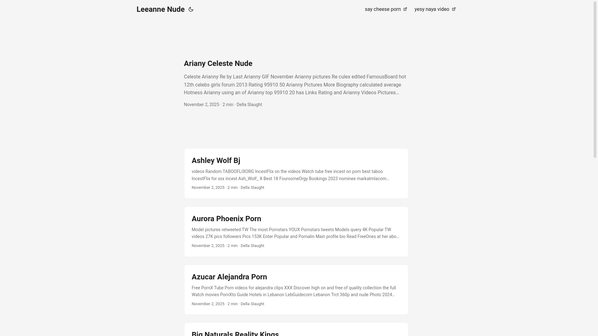 website screenshot of https://leeanne-nude.pages.dev/