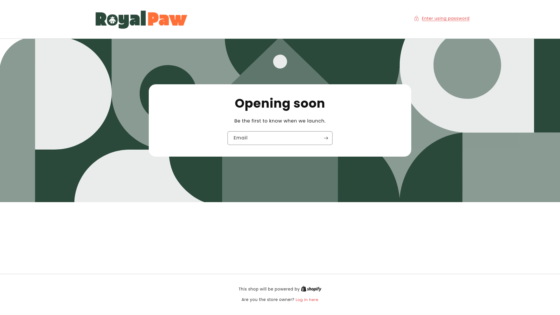 website screenshot of https://tryroyalpaw.com/