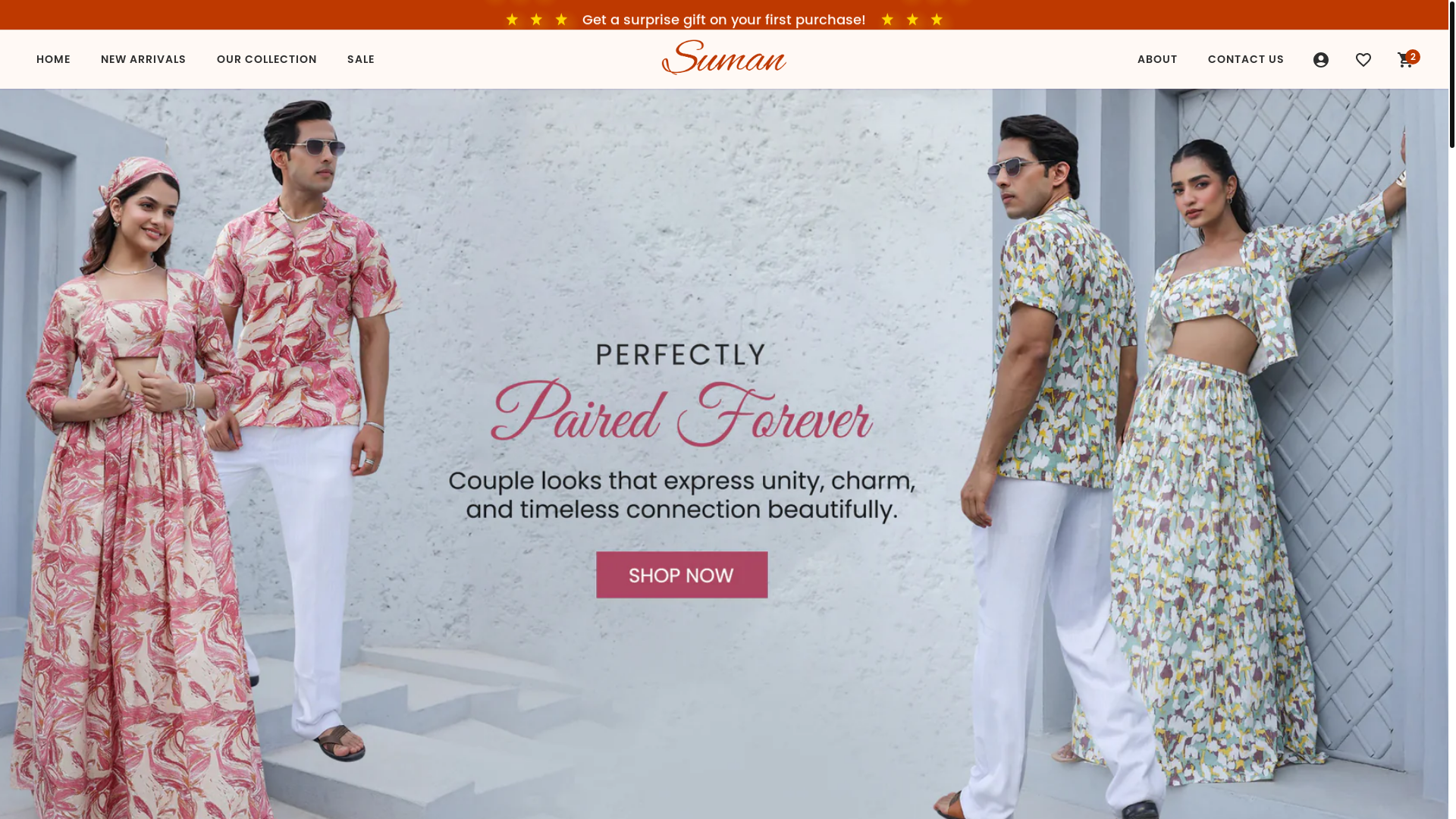website screenshot of https://sumansi.in/