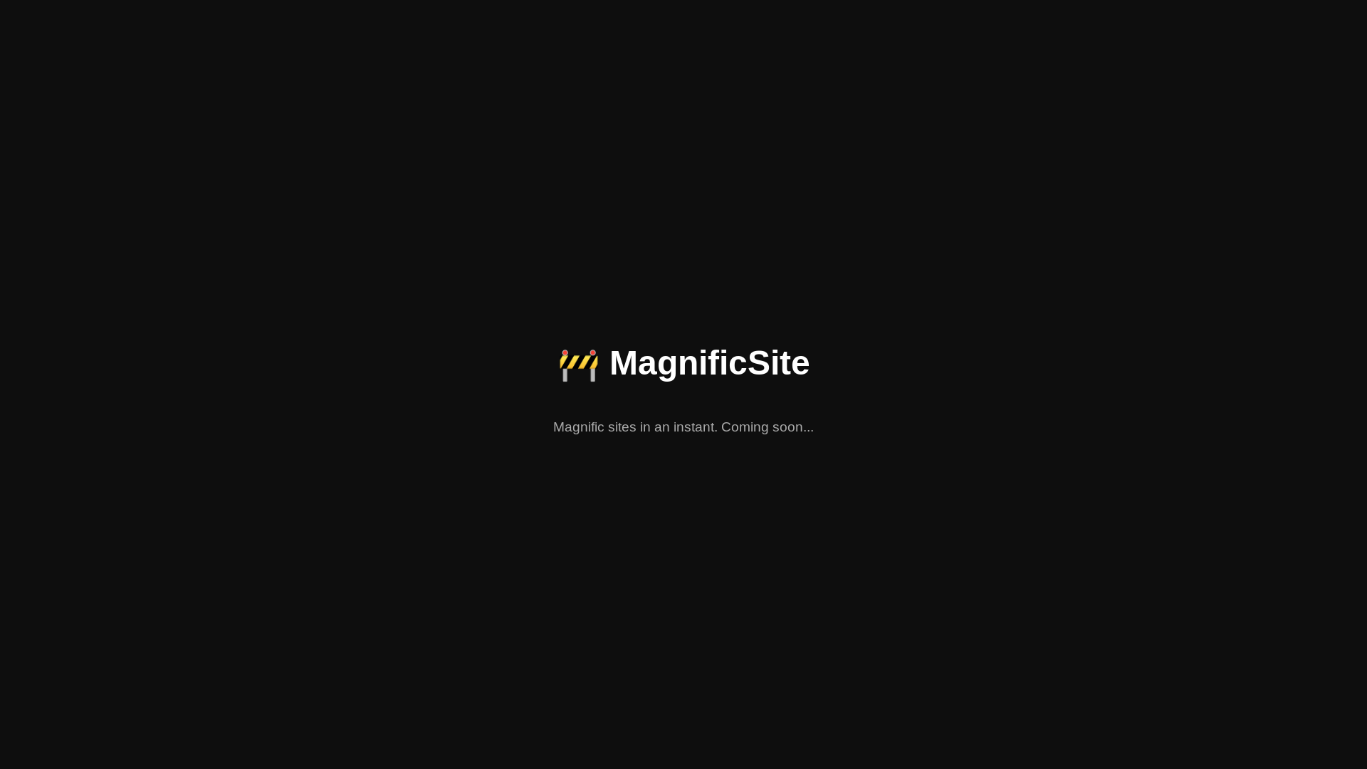 website screenshot of https://magnific-site.pages.dev/