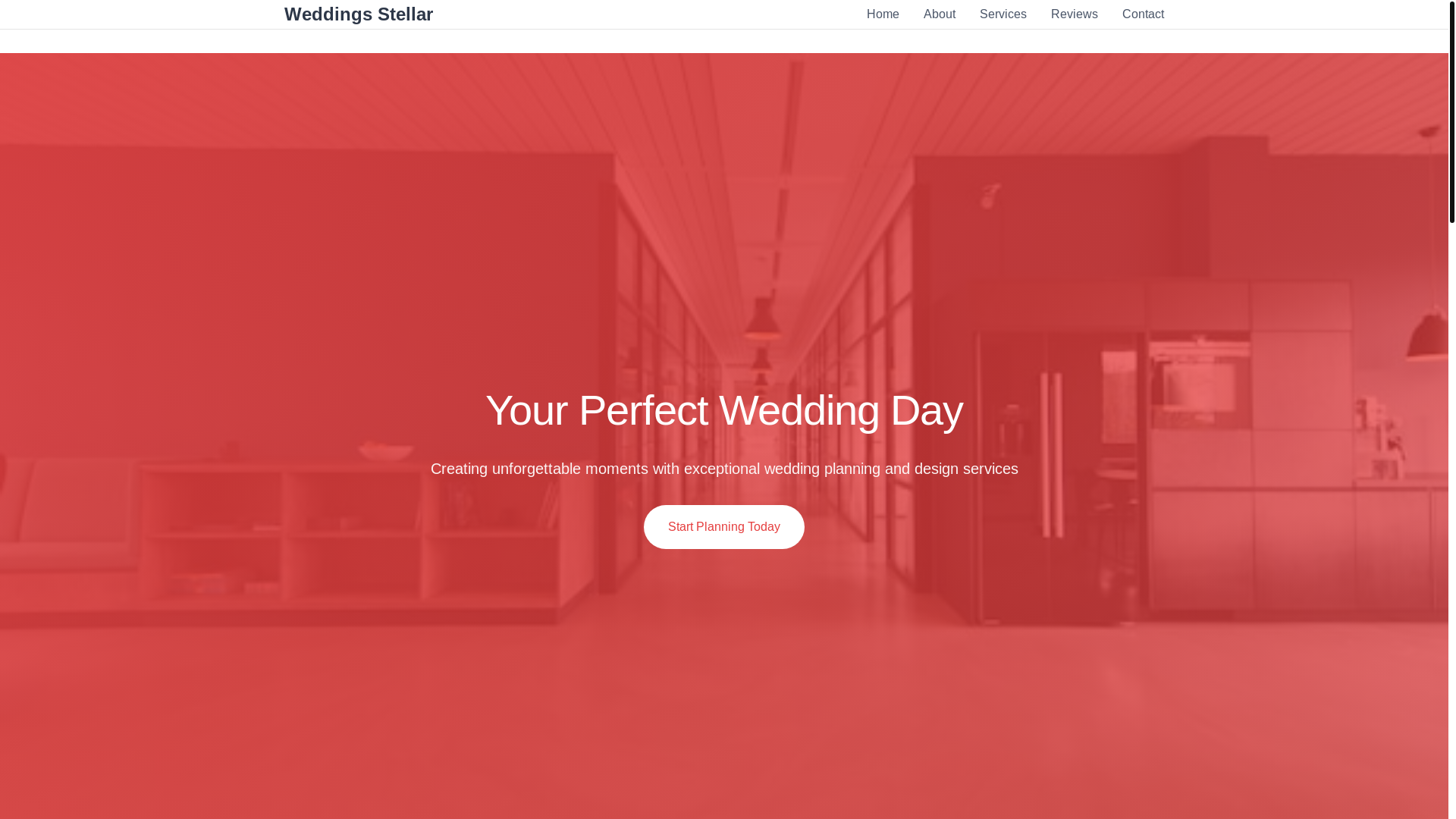 website screenshot of https://weddingsstellar.sbs/