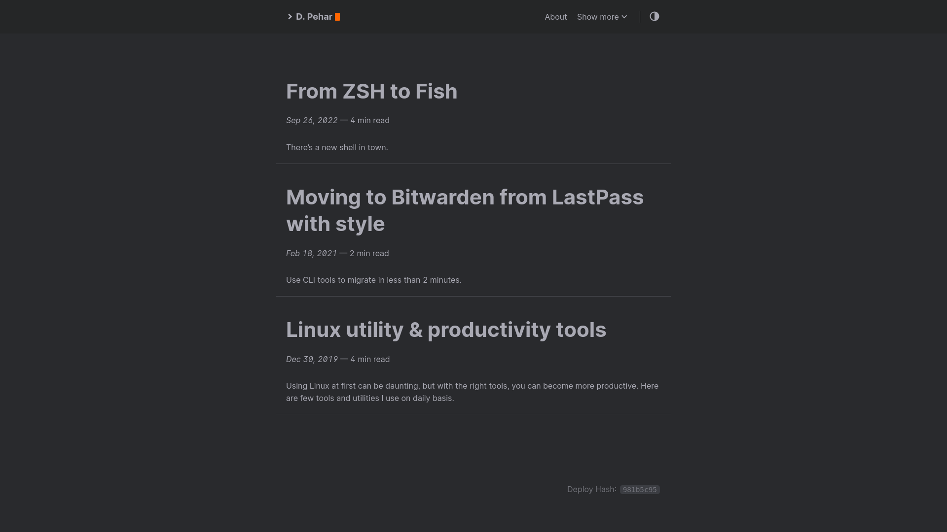 website screenshot of https://personal-blog-cvp.pages.dev/