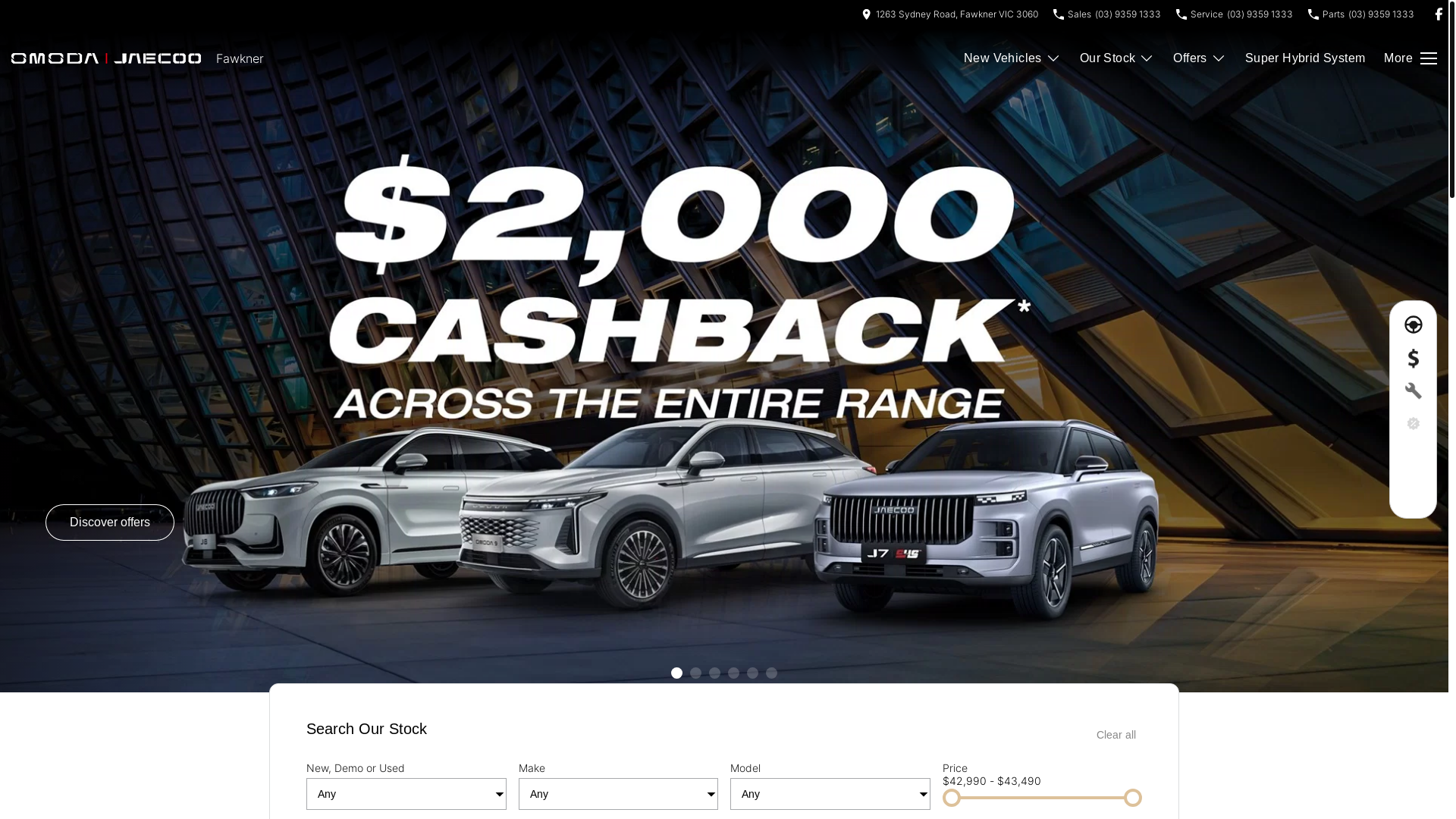 website screenshot of https://omodajaecoofawkner.com.au/