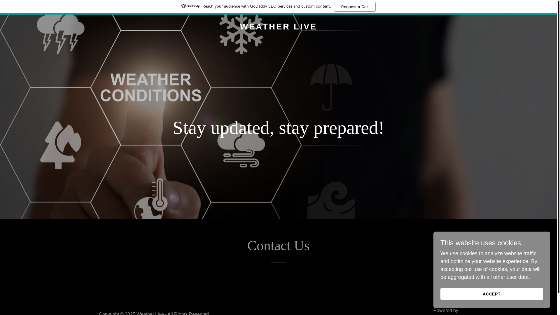 website screenshot of https://weatherlive.shop/