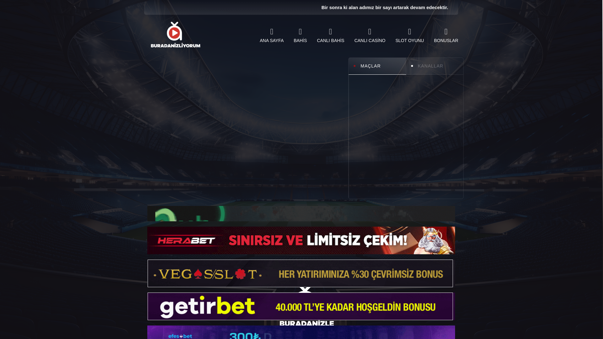 website screenshot of https://buradanizliyorum.pages.dev/