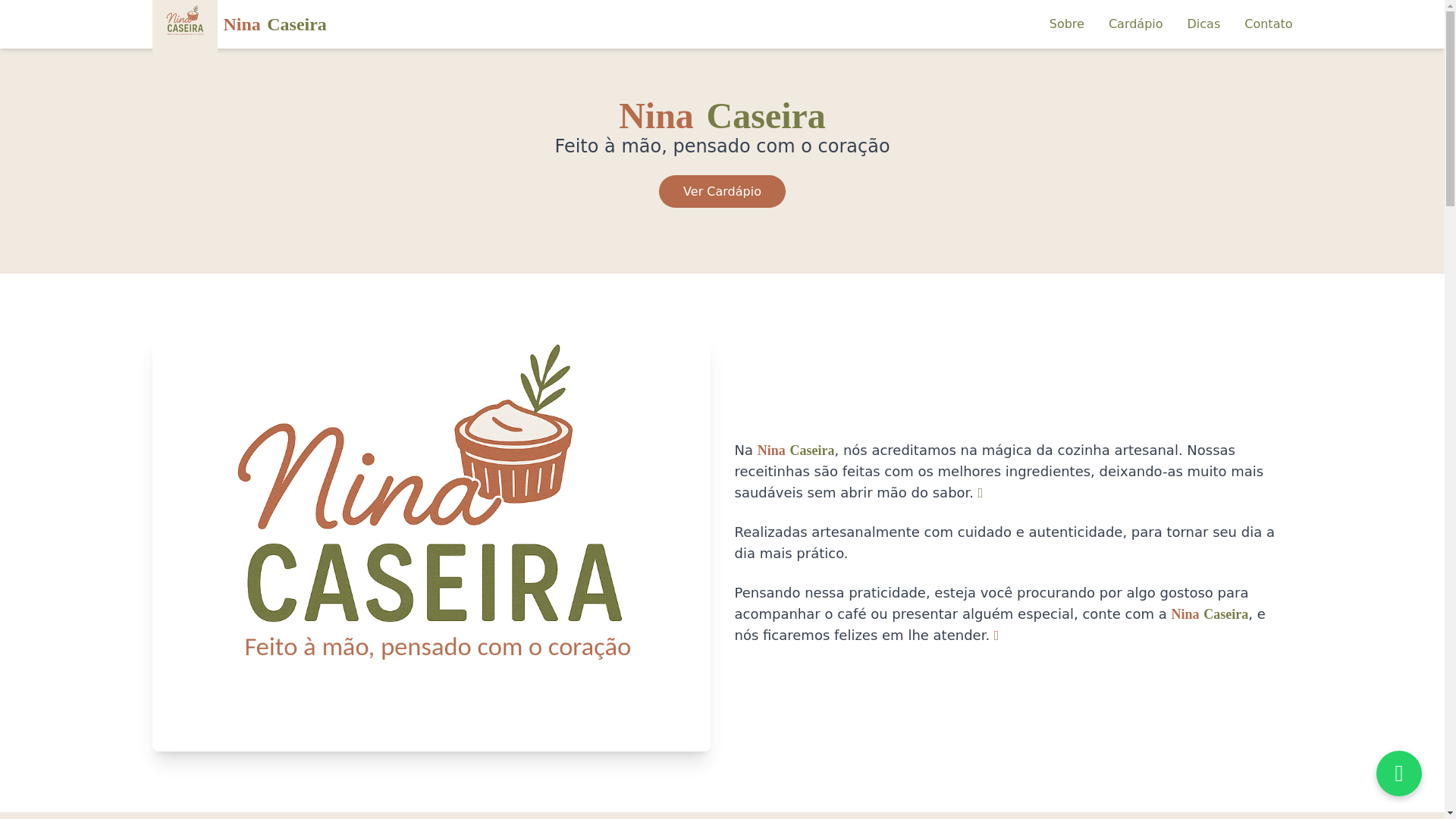 website screenshot of https://ninacaseira-53q9k.kinsta.page