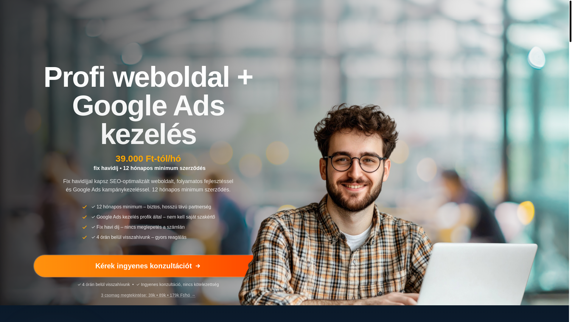 website screenshot of https://weboldalkeszites-nyiregyhaza.hu/