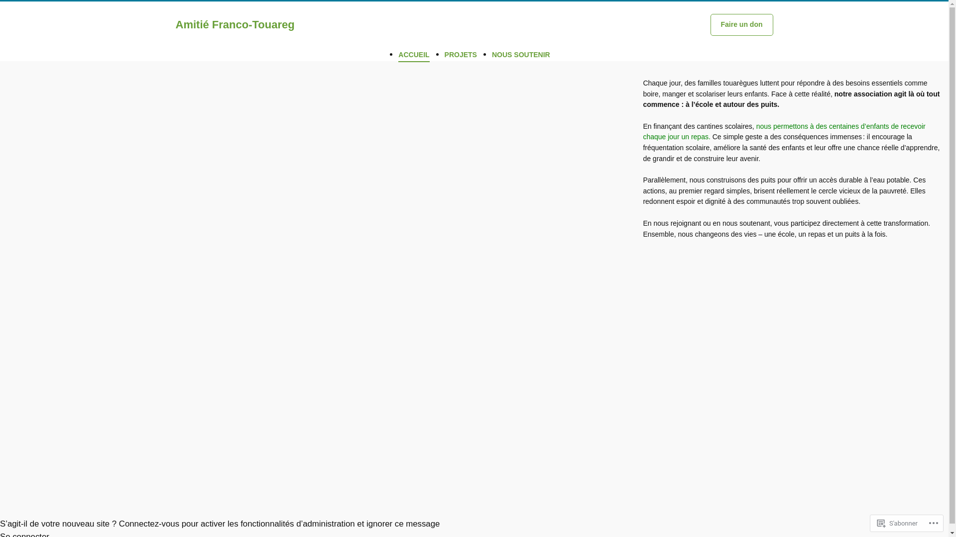 website screenshot of https://amitiefrancotouareg.fr/