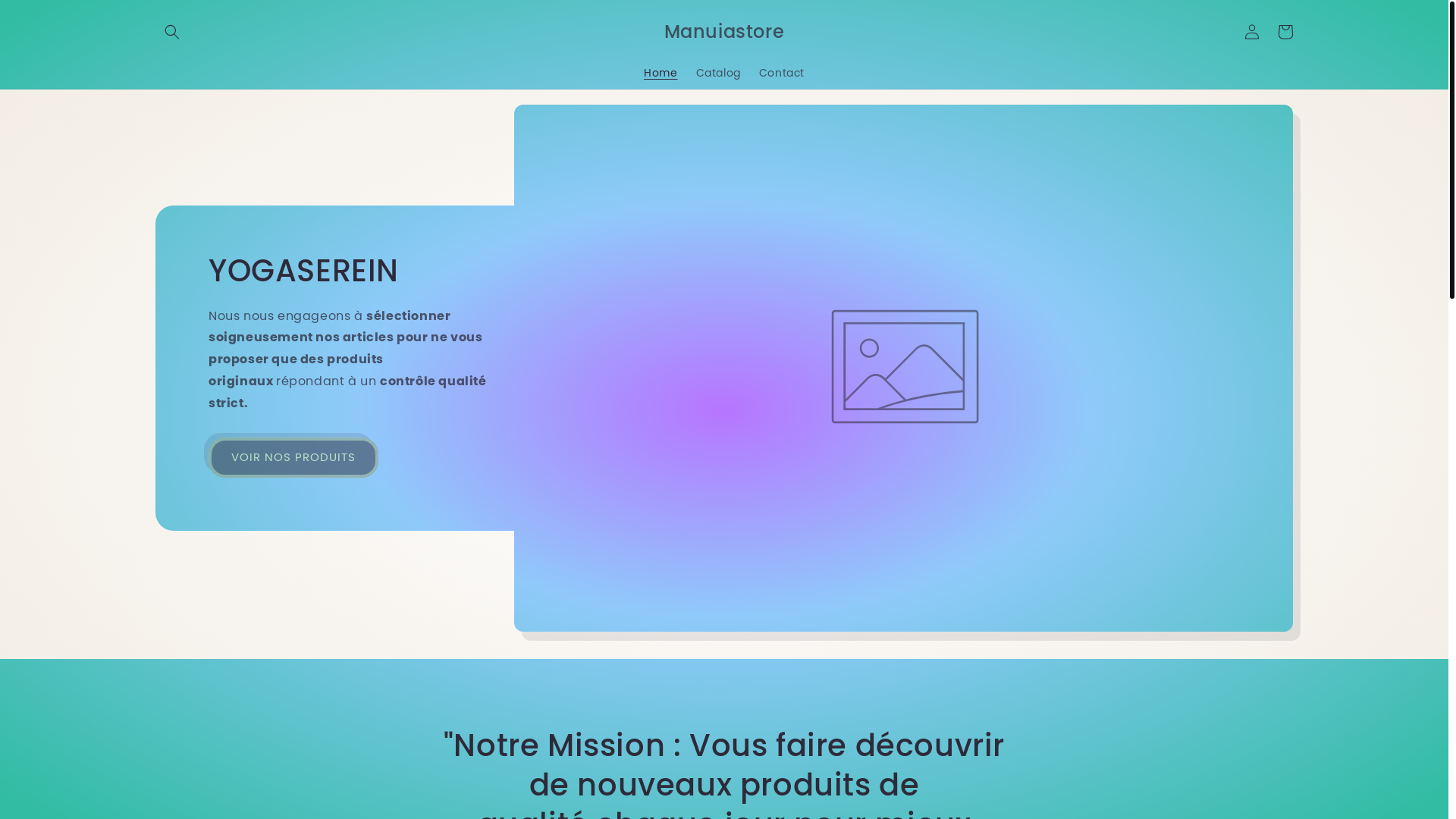 website screenshot of https://manuia.store/