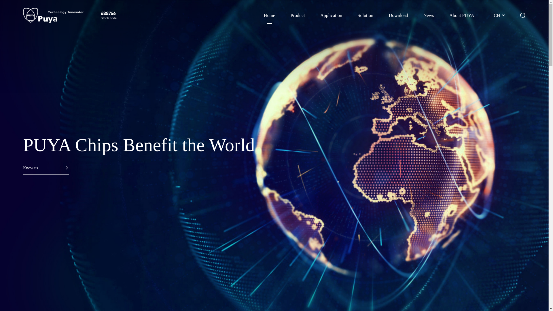 website screenshot of https://www.puyasemi.com/en/