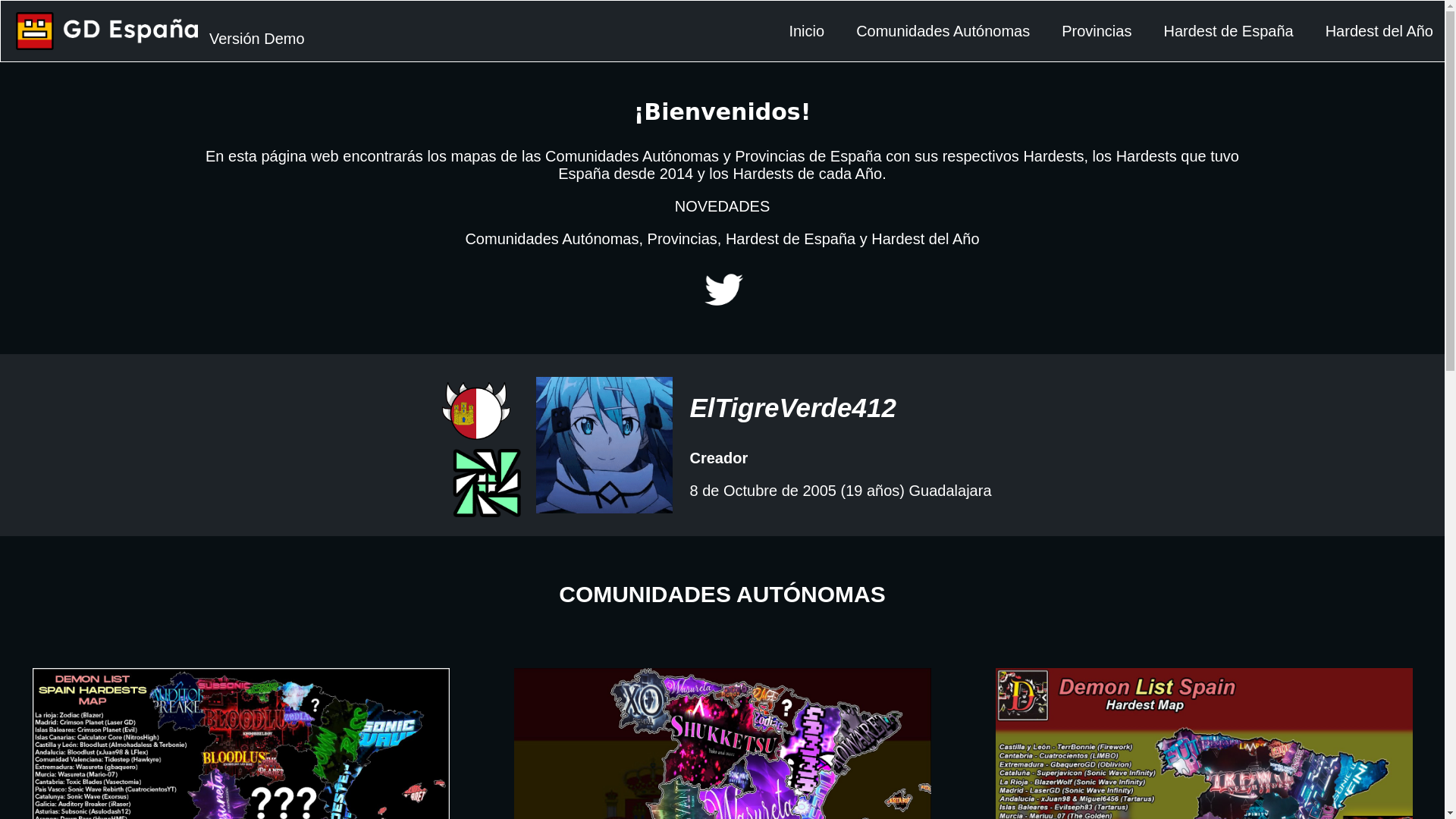 website screenshot of https://gdspain.pages.dev/
