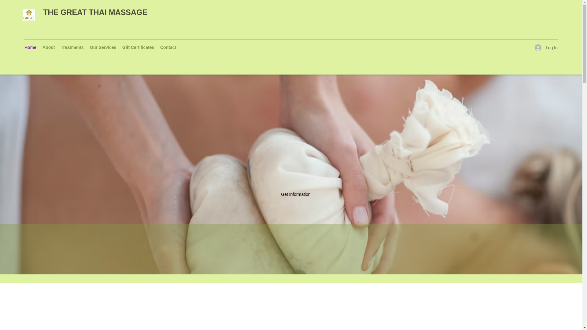 website screenshot of https://thegreatthaimassage.com.au/