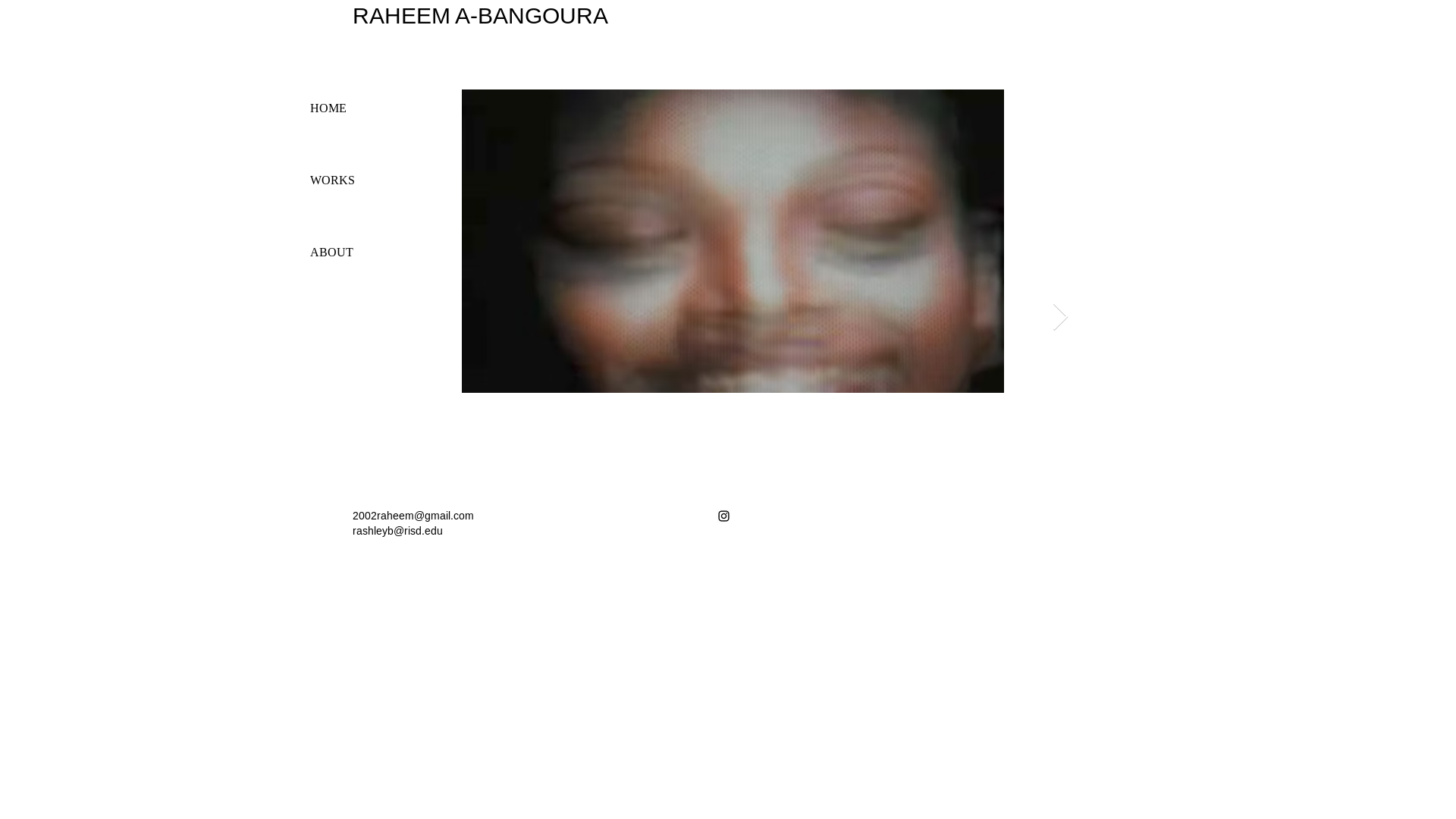 website screenshot of https://raheemab.com/