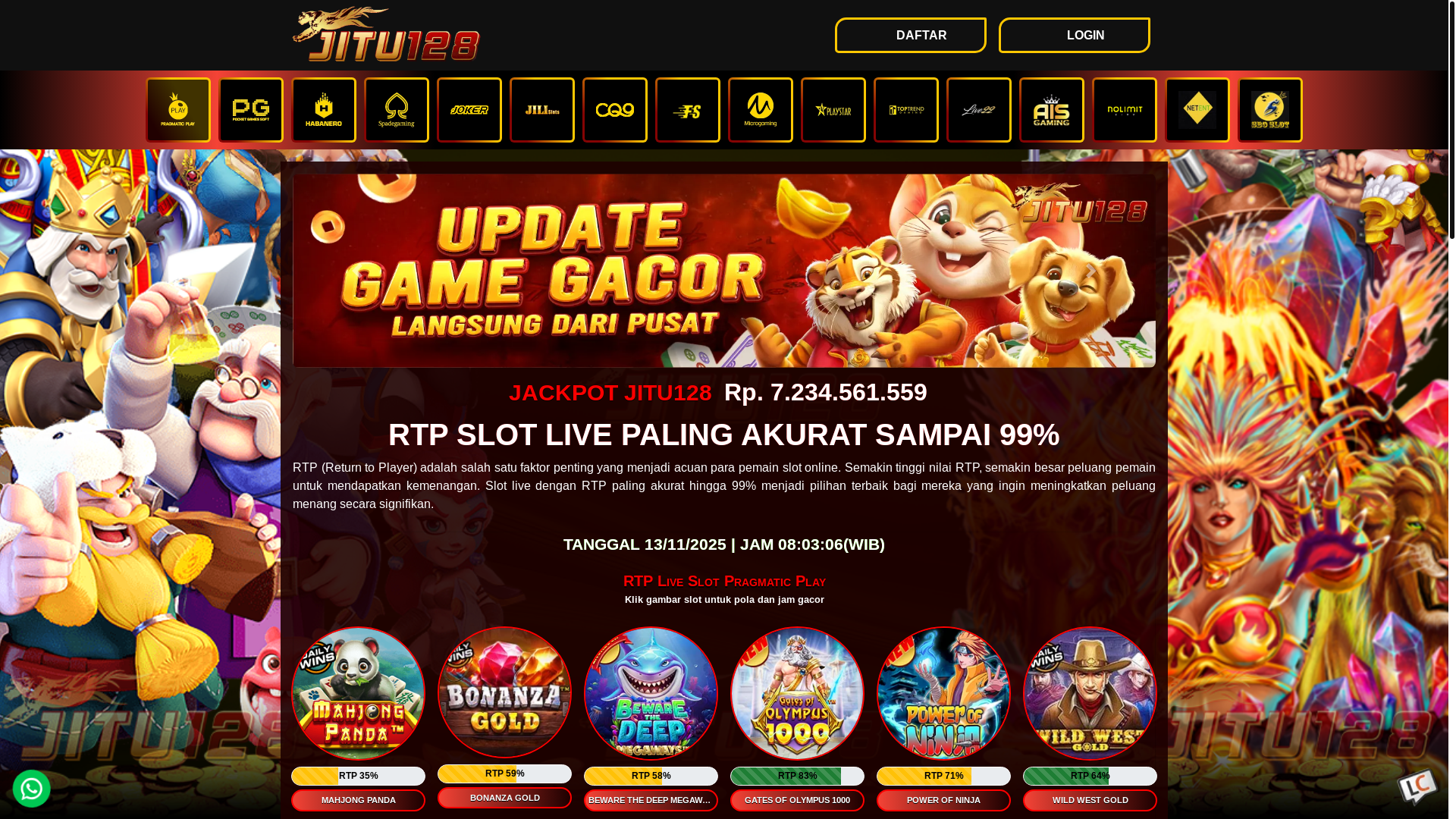 website screenshot of https://jitu128fnewrtp.pages.dev/