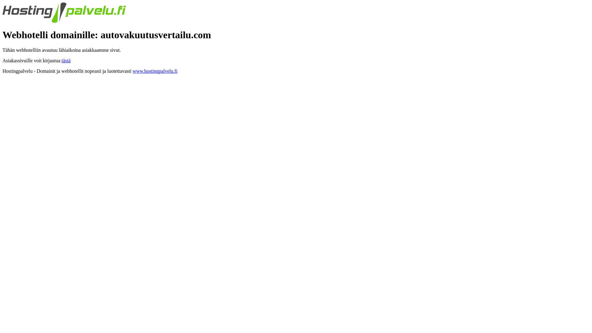 website screenshot of https://autovakuutusvertailu.com/