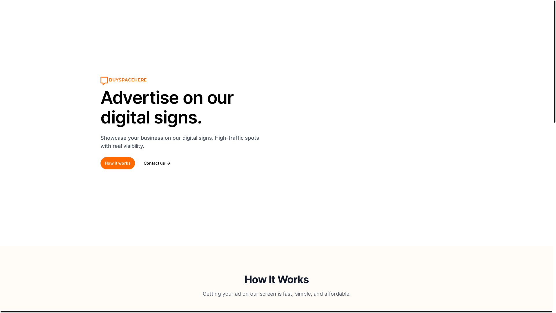 website screenshot of https://buy-space-here.pages.dev/