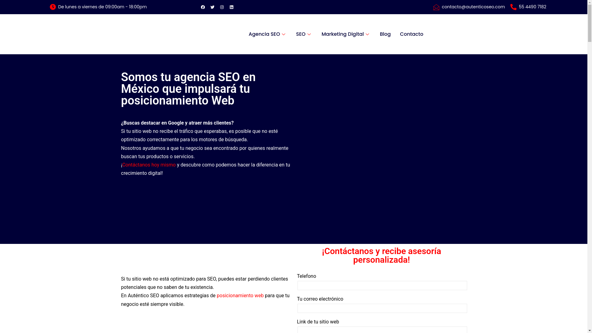 website screenshot of https://nowautenticoseo.com/