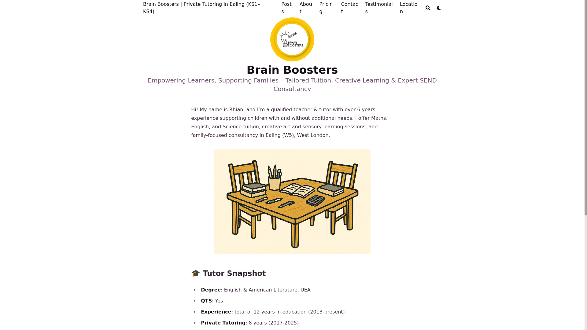 website screenshot of https://brainboosters.me/